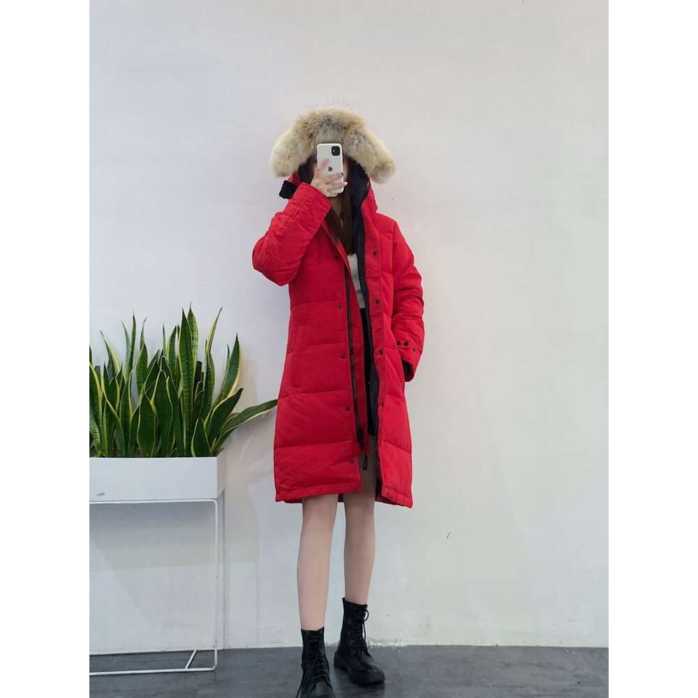 Puff Designer Canadian Goose Version mi-longue veste bouffante vers le bas Parkas hiver épais manteaux chauds femmes coupe-vent 503