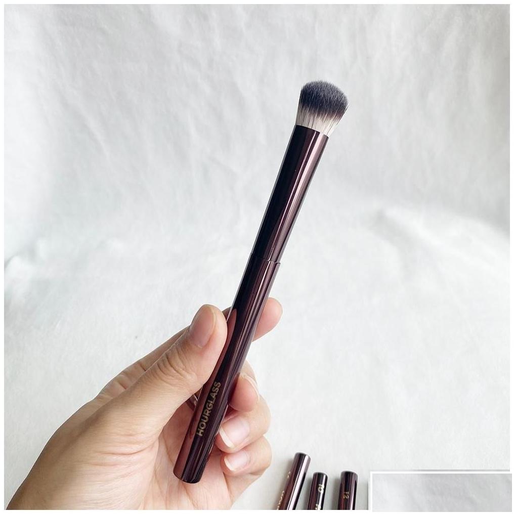 makeup brushes hourglass eye set luxury eyeshadow blending sha contouring highlighting smudge brow concealer liner cosmetics tools m