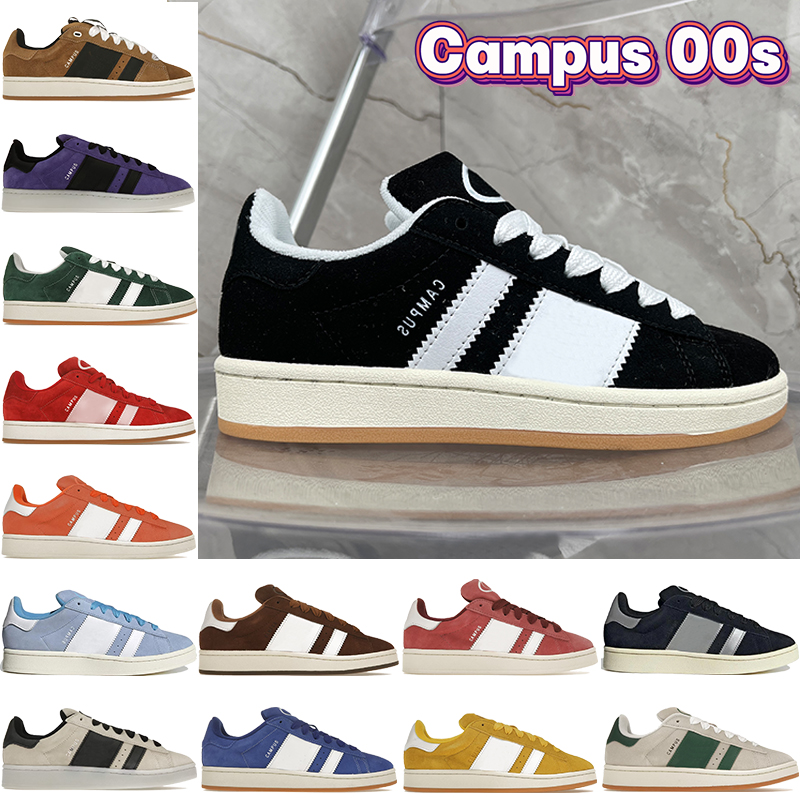 New Campus 00s Suede running shoes black Dark Green Cloud White Energy Ink Brown Desert Ambient Sky Semi Lucid Blue mens designer sneakers womens sp
