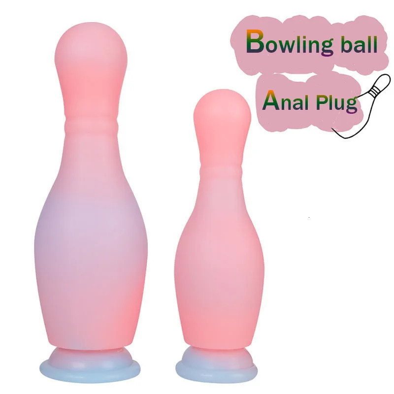 Adult Toys Huge Bowling Ball Butt Plug Anal Sex Toys For Men Women Anal Dilator Soft Silicone Anal Plug Butt Plug Big Dildo BDSM Sexy Tools 23101-image-909813990
