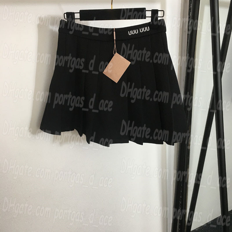 Designer Women Mini Skirts Dress Letters Embroidered Skirt Brown Black Charming Skirt-image-885108027