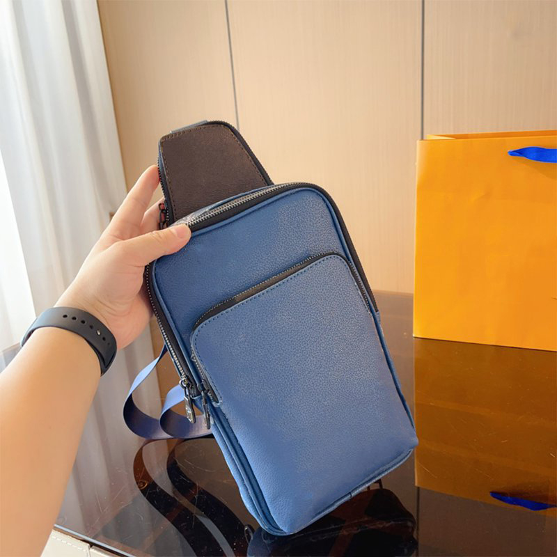Fashion Mens Chest Bag Men Handbag Crossbody Shoulder Bags Satchels Messenger Bags Designer Purse Man Backpack-image-909697836