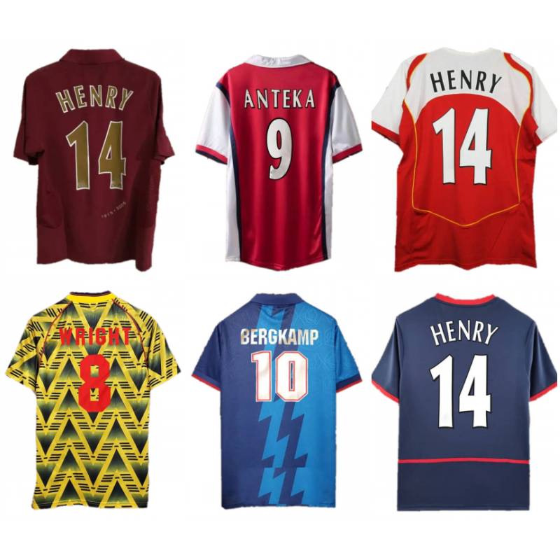 2002 2005 HENRY BERGKAMP Retro Soccer Jersey 94 97 V. PERSIE VIEIRA MERSON ADAMS Home Away 3rd Football Shirt WRIGHT REYES PIRES Uniforms-image-909625020