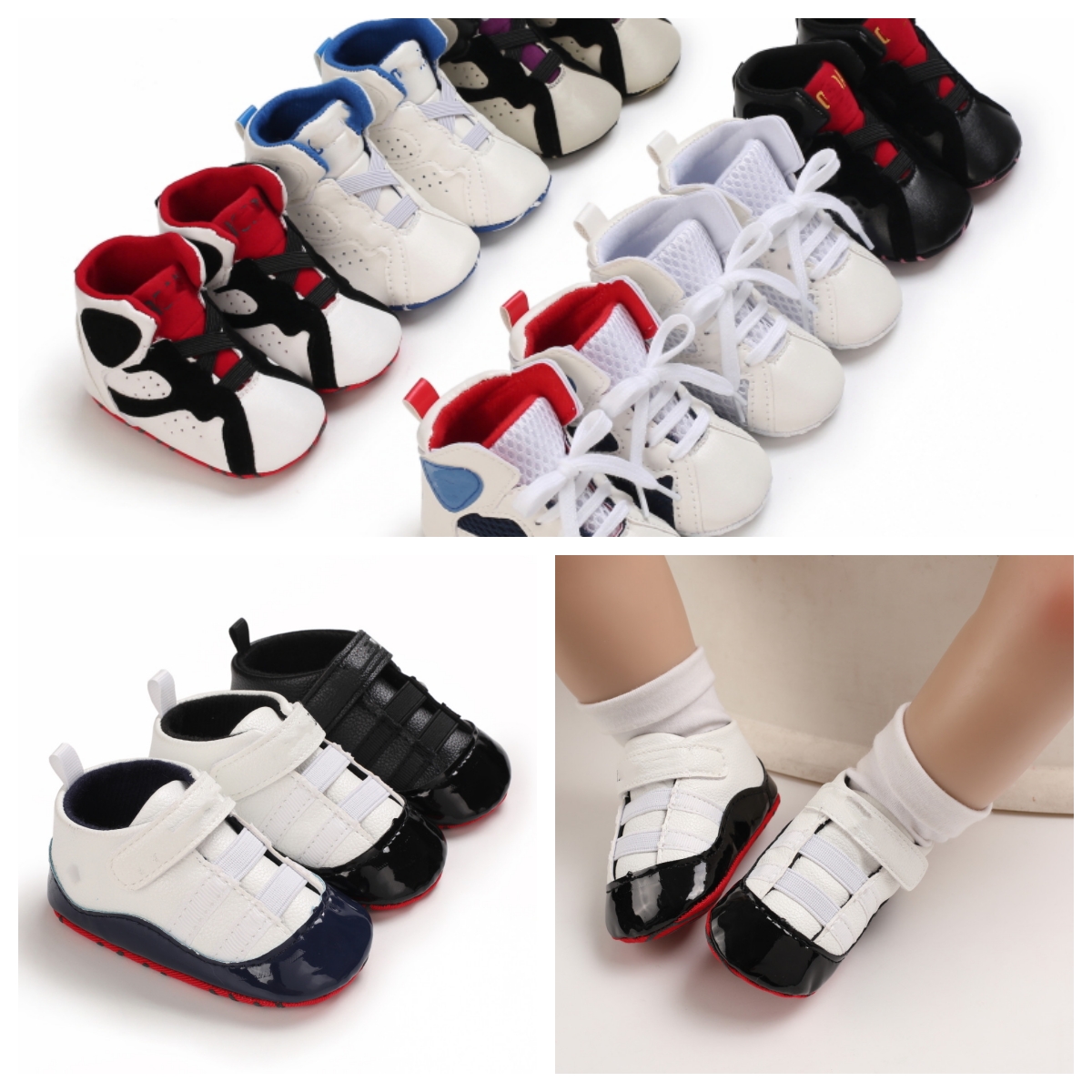 Baby Shoes Boy Footwear Girl Crib Shoe Newborn First Walkers Fashion Boots Lace-up Sneakers 0-18 Months Slippers Toddler Warm Moccasins-image-910340038