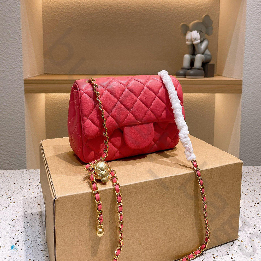 CF Designer bag classic flap bags purses designer woman bag handbag small 20cm chain crossbody bags white luxurys handbags gold letter shoulder bag