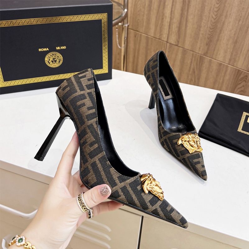 Talons hauts Kate Bas rouges Femmes Chaussures habillées Stilet Cuir Point Toe Pump Mocassins Taille en caoutchouc 35-44