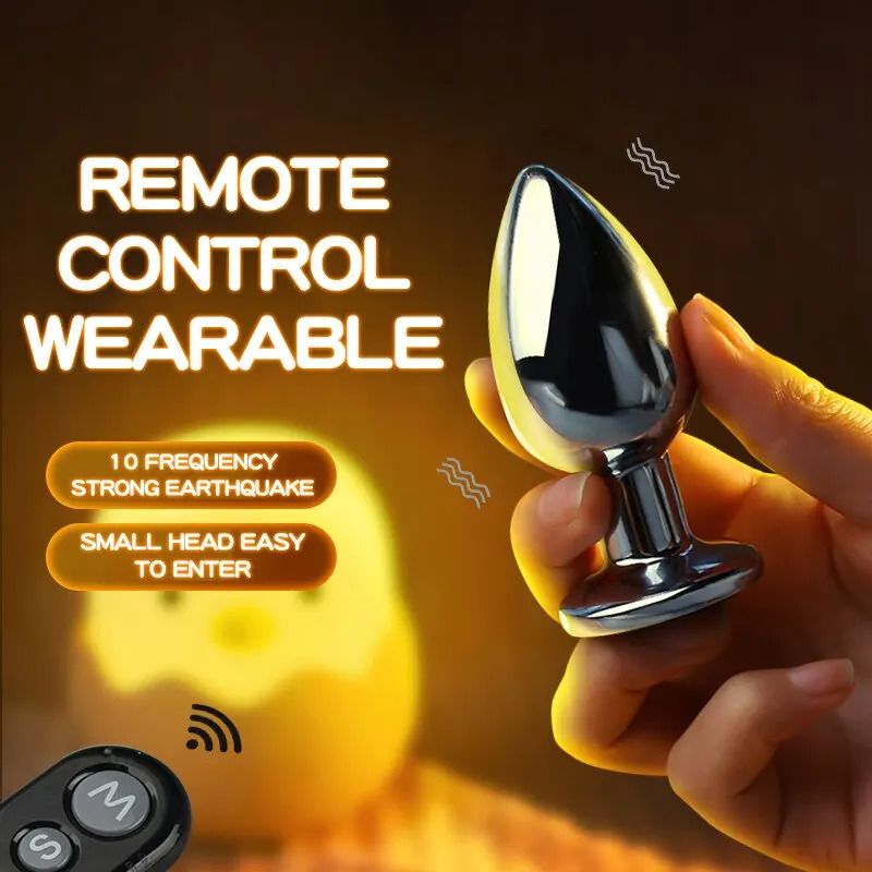 Anal Toys JIUUY s Anal Plug Vibrator Stainless Steel Plug Vibrator Metal Toys For Adult Or Gay Sex Stimulator Products Anal Dildo 231011-image-910254114