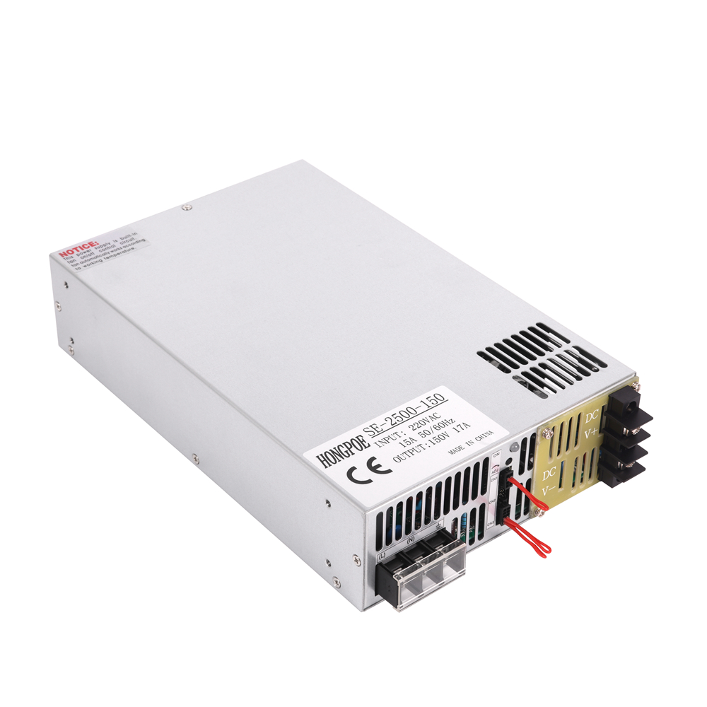 2500W 150V Power Supply 150V AC-DC 0-5V Analog Signal Control 0-150VAdjustable Power Supply SE-2500-150 Power Transformer 150V 220VAC Input-image-507617017