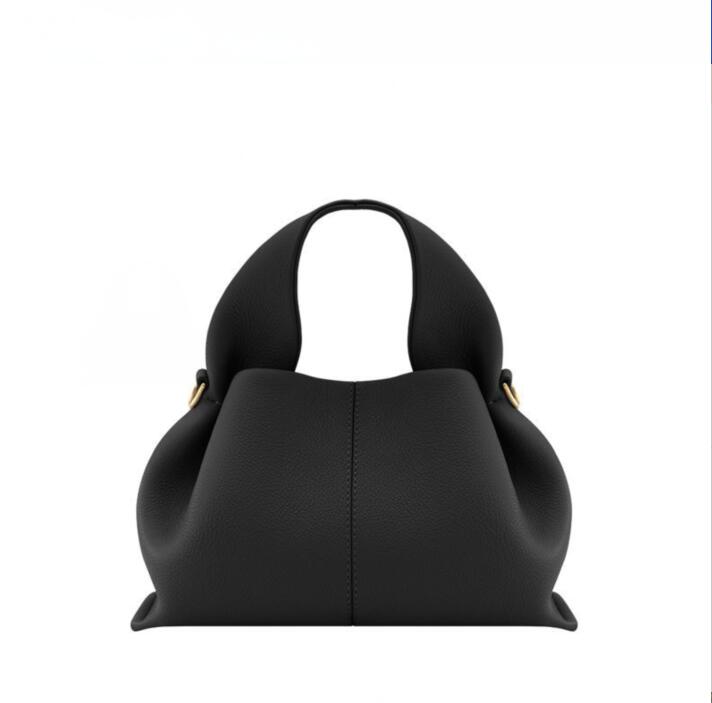 Fashion Evening Bags luxury Women Totes Bag Designer Full-Grain Textured Leather Totes Handbag Dumpling Bag Layer Cowhide Hand-held Single Should-image-910646479