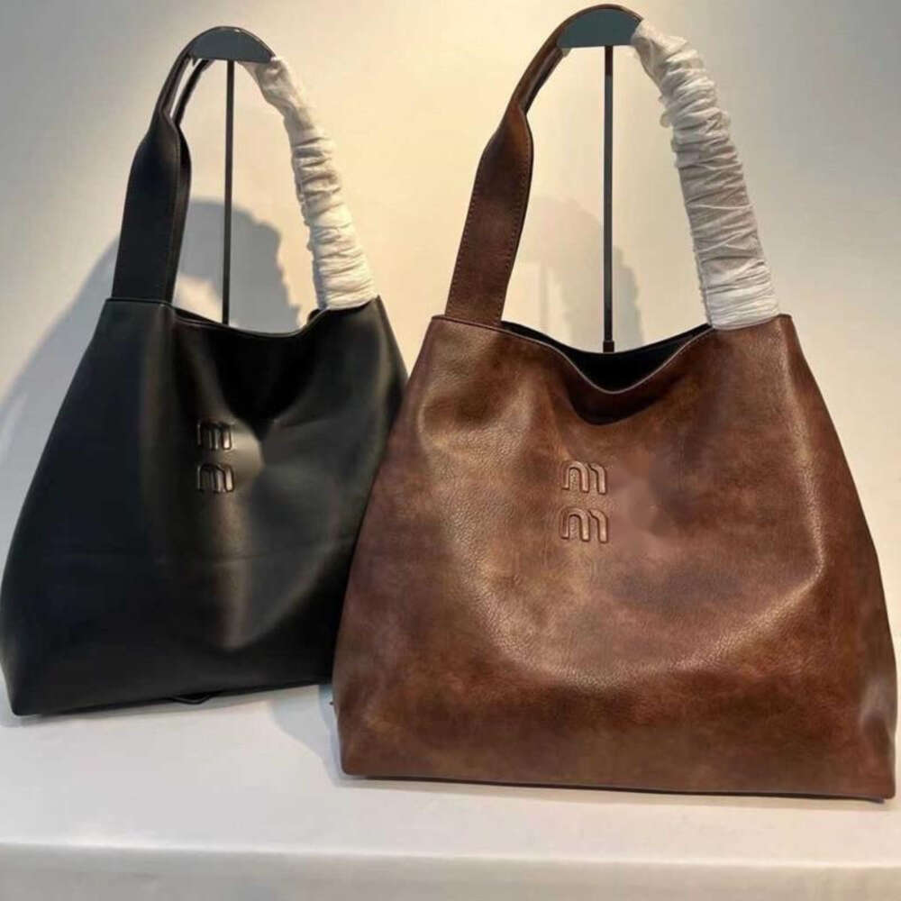 Maillard Style Designer M Big Bags Tote Tote en cuir sac à main pour femmes Sac à main sous-arm