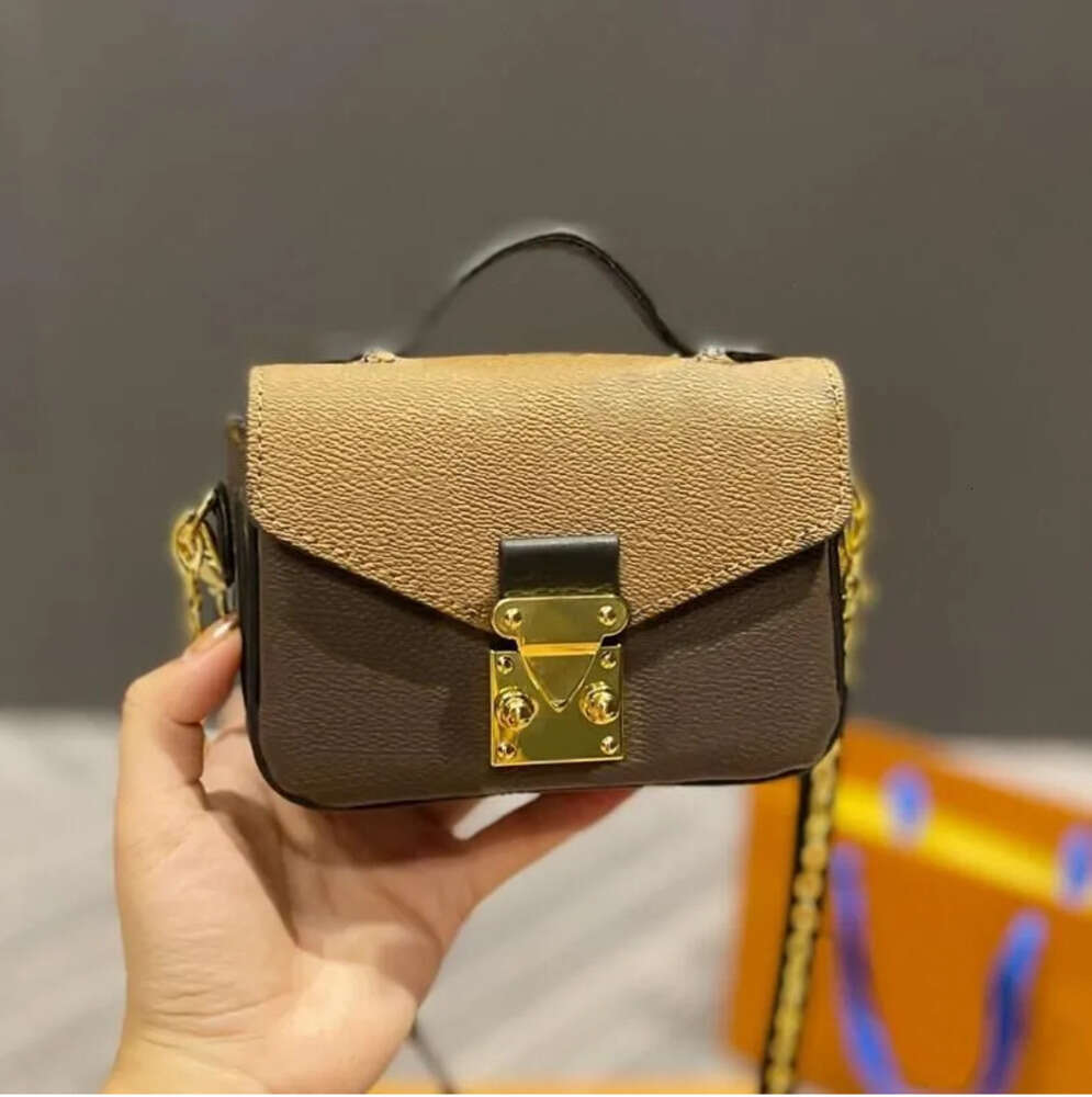 sacs à bandoulière femmes luxe micro metis chaîne designer mini sac de messager fermoir bandoulière rabat en cuir gaufré pochette sac à main port
