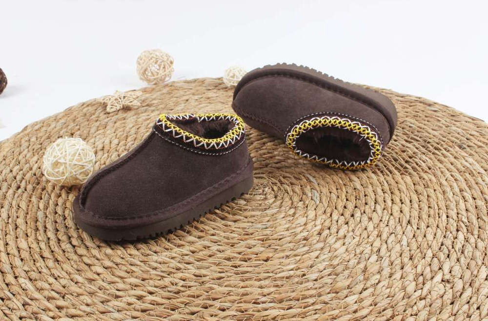 Toddler Tasman Ii Slippers Kids Tazz Baby Shoes Chesut Fur Slides Sheepskin Shearling Classic Ultra Mini Boot Winter Mules Wool-image-911128445