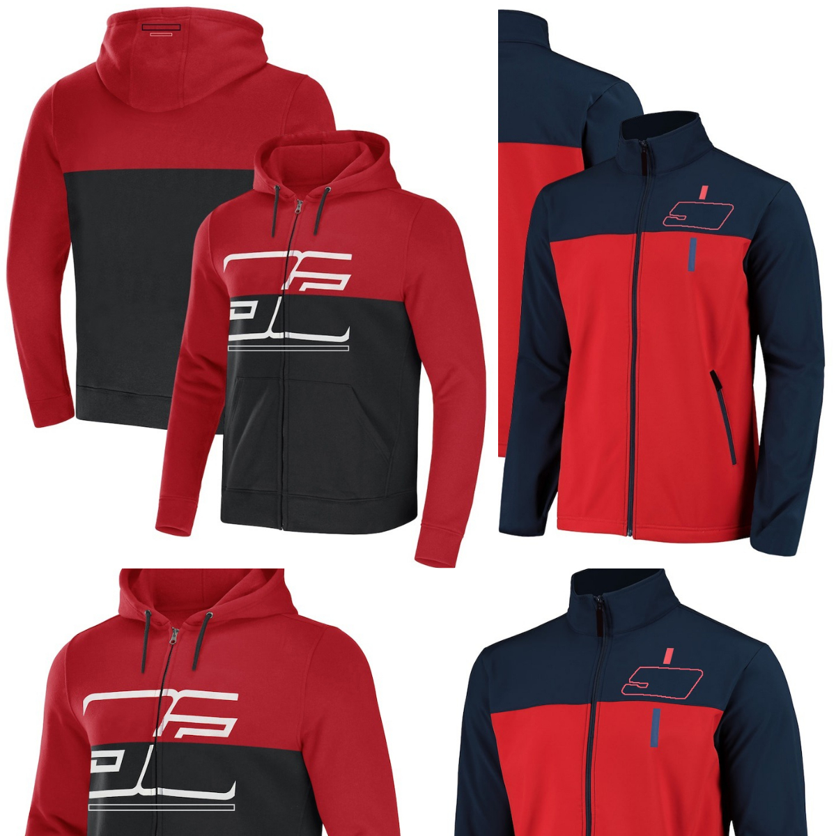 2023 Nouvelle veste à capuche zippée pour motocycliste Moto Team Racing Veste à capuche coupe-vent Sports de plein air Veste coupe-vent décontrac