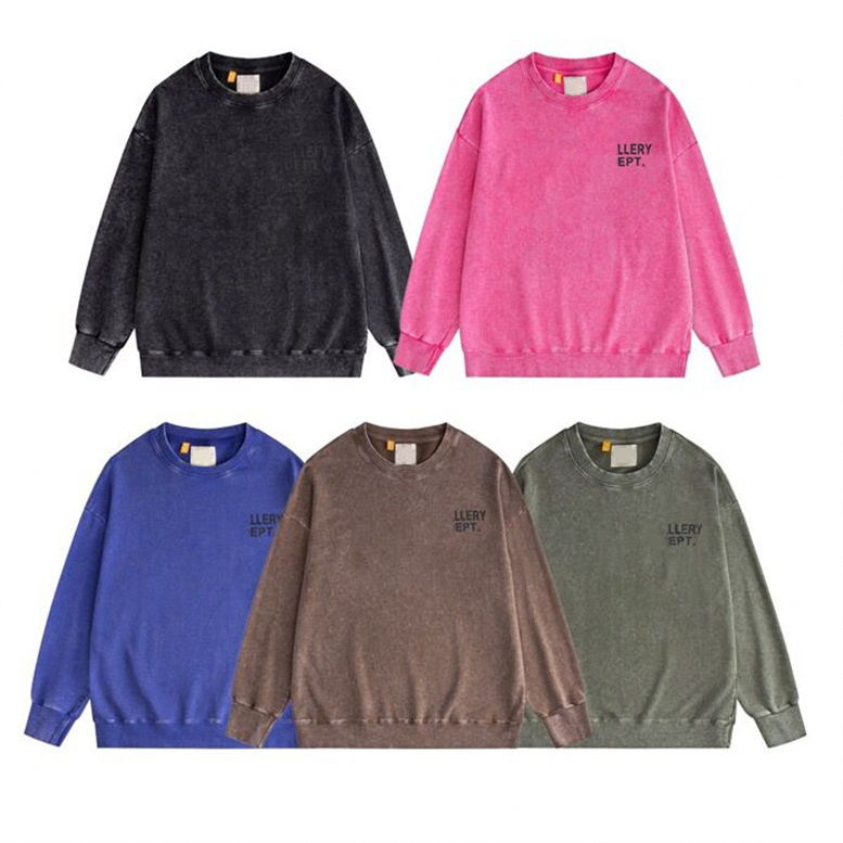 Nouveau pull tricoté avec lettre jacquard AOP en automne hiver Machine à tricoter jacquard personnalisée détail agrandi col rond veste sweat-shir