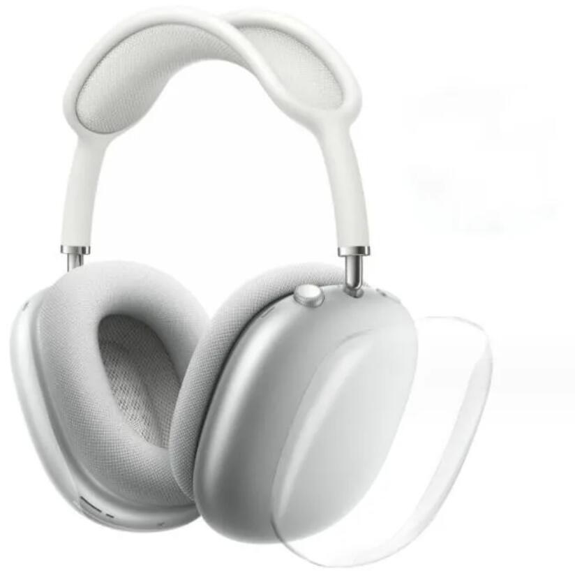 For Airpods Max bluetooth earbuds Headphone Accessories Transparent TPU Solid Silicone Waterproof Protective case AirPod Maxs Headphones Headset cov