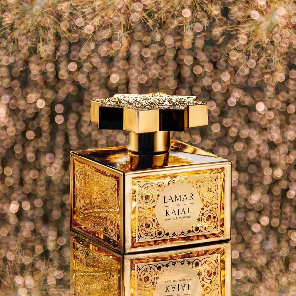 Kajal Almaz Lamar Dahab Lamar par Kajal Warde Jihan Designer Star Eau de Parfum Masa Edp 3,4 oz 100 ml Perfume