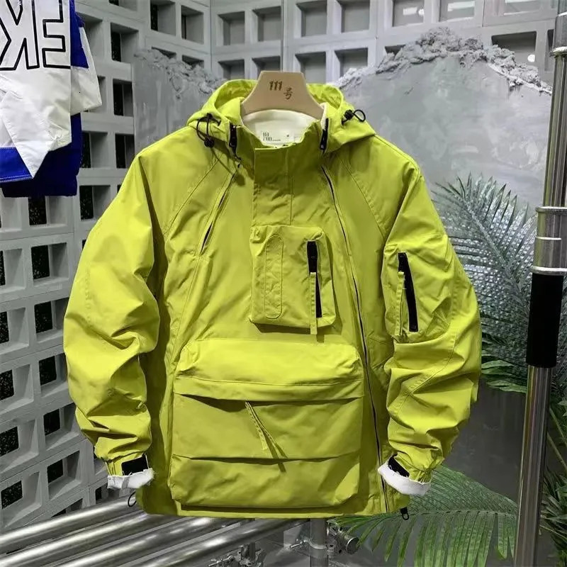 Men s Jackets Spring Autumn Men Windproof jacket Waterproof thick coat personality customization Fleece Outdoor Sports Hiking Jacket 231016