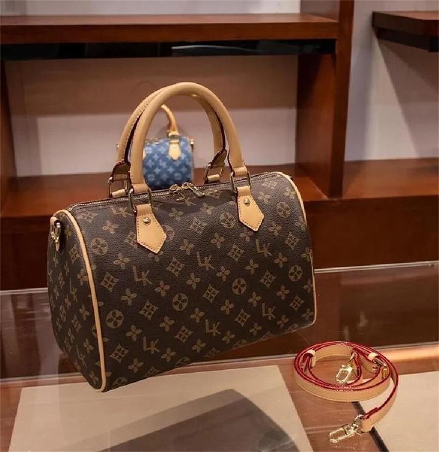 Quality Luxury Bags Women Cross Travel Body Designers Handbag Shoulder Classic Genuine Leather Speedy Tote Messenger Handbags-image-912288284