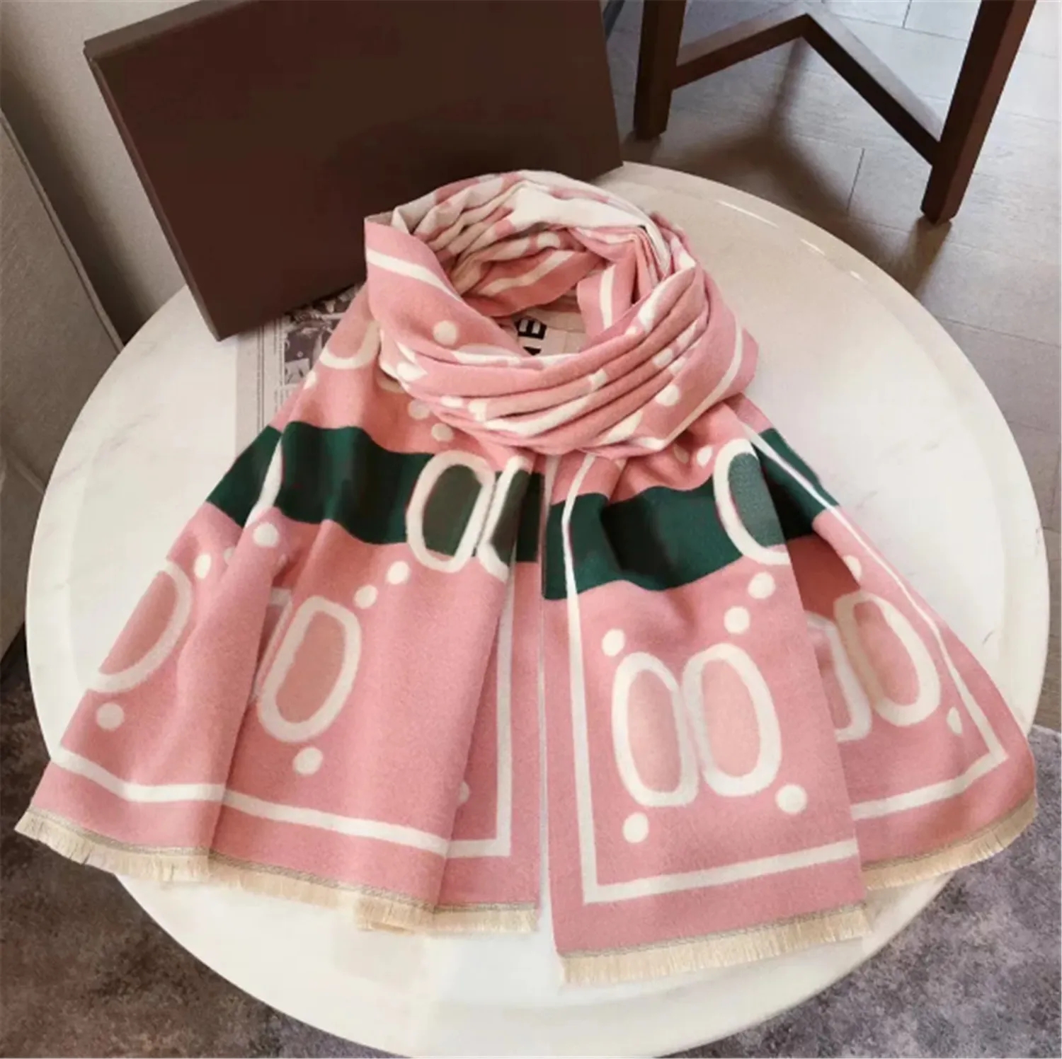 2024 New Luxury Fashion Classic Cashmere Scarf for autumn/winter women keep warm Versatile new hot style long style Cape Scarf Elegant Capes-image-912080711