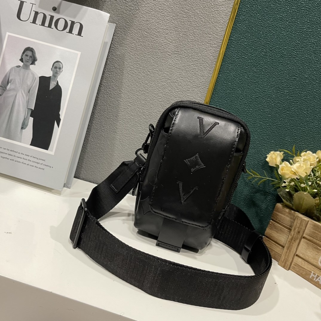 FLAP DOUBLE Mini Phone Bag M81321 Men's Mobile Wallet Monograms Nigo Men's Luxury Information Bag Crossbodys Bag Designer Shoulder Bag M81