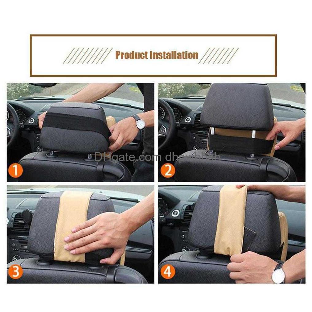  memory foam neck pillow car comfortable seat supports lumbar backrest car seat headrest cushion pads for neck pain relief