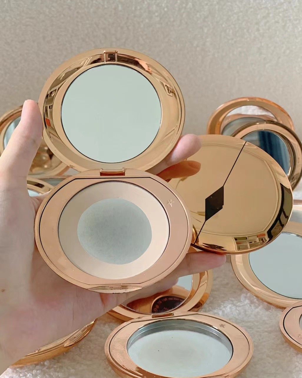 Flawless Setting Powder Foundation for Perfecting MICRO MAKEUP 8g Soft Focus Setting Oil Control Light Skin Normal Size Fair and Medium-image-912567212