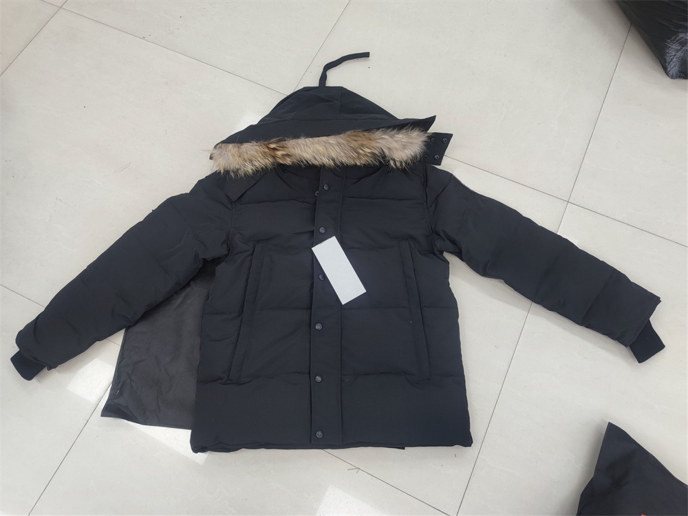 Down Parkas Canada Langfords Wyndhams Jackets Mens Womens Designers Coats Veste Homme Winter Jassen Puffer Big Fur Outerwear Goosed Manteau Hiver