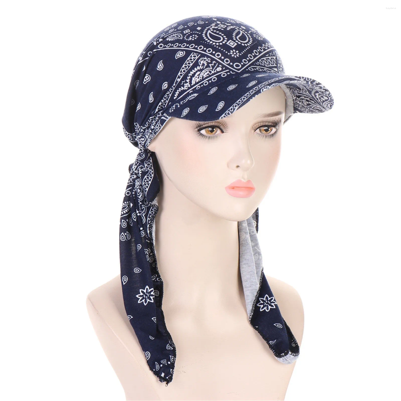 Berets Ladies Hat Fashion Hijab Cap Floral Stretch Multicolor Muslim Base N E D Profile For Men Good Guy