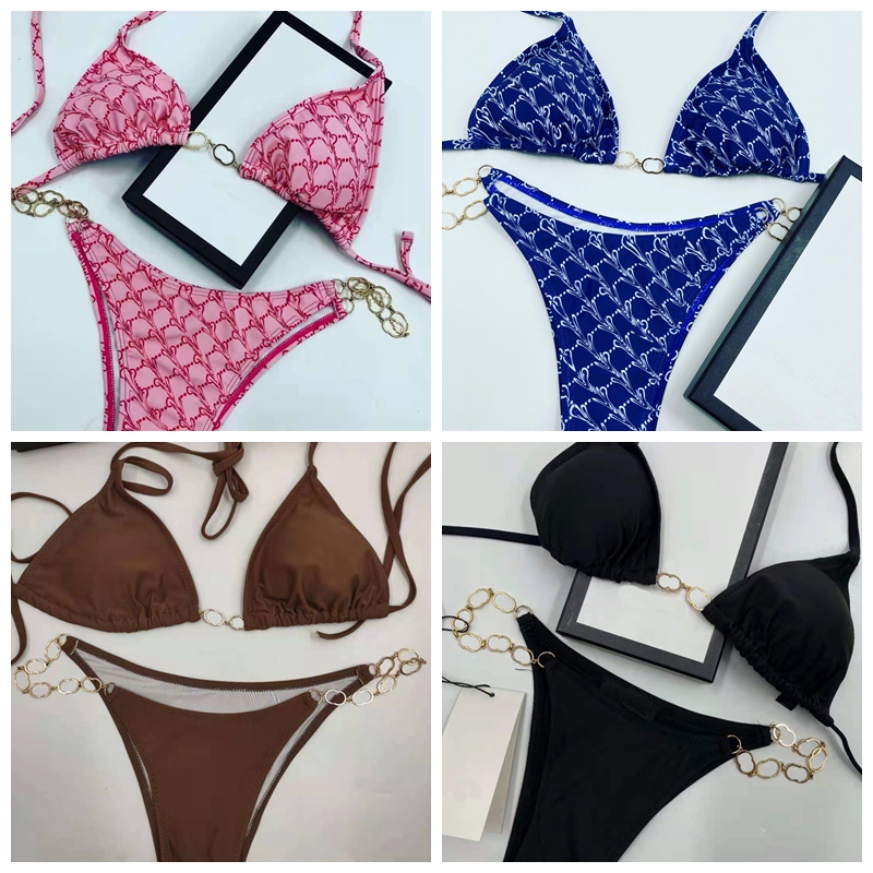 G Sexy Thong Bikini Swimsuit Triangle Brazilian Bathing Suit Summer Beachwear Bandage Micro Swimwear Women