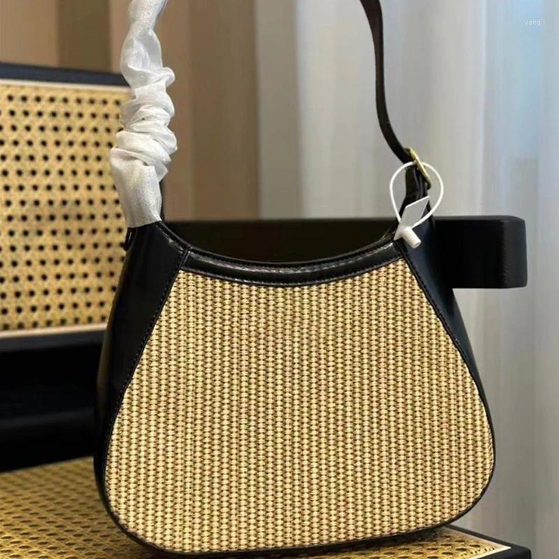 Sacs de soirée 2023 Fashion Lady Sac Sac de paille d'été Messenger de sac à main