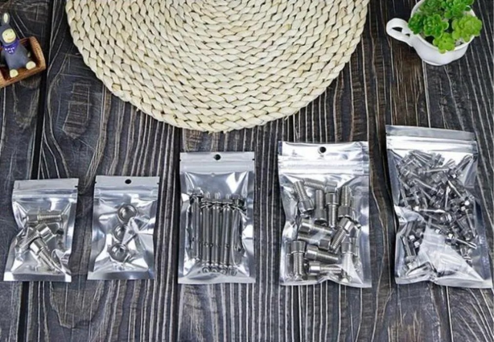 8*11cm Front Clear Plastic Silver Aluminum Foil Package Bag Translucent Mylar Packaging Pouch Heat Seal Storage Bag