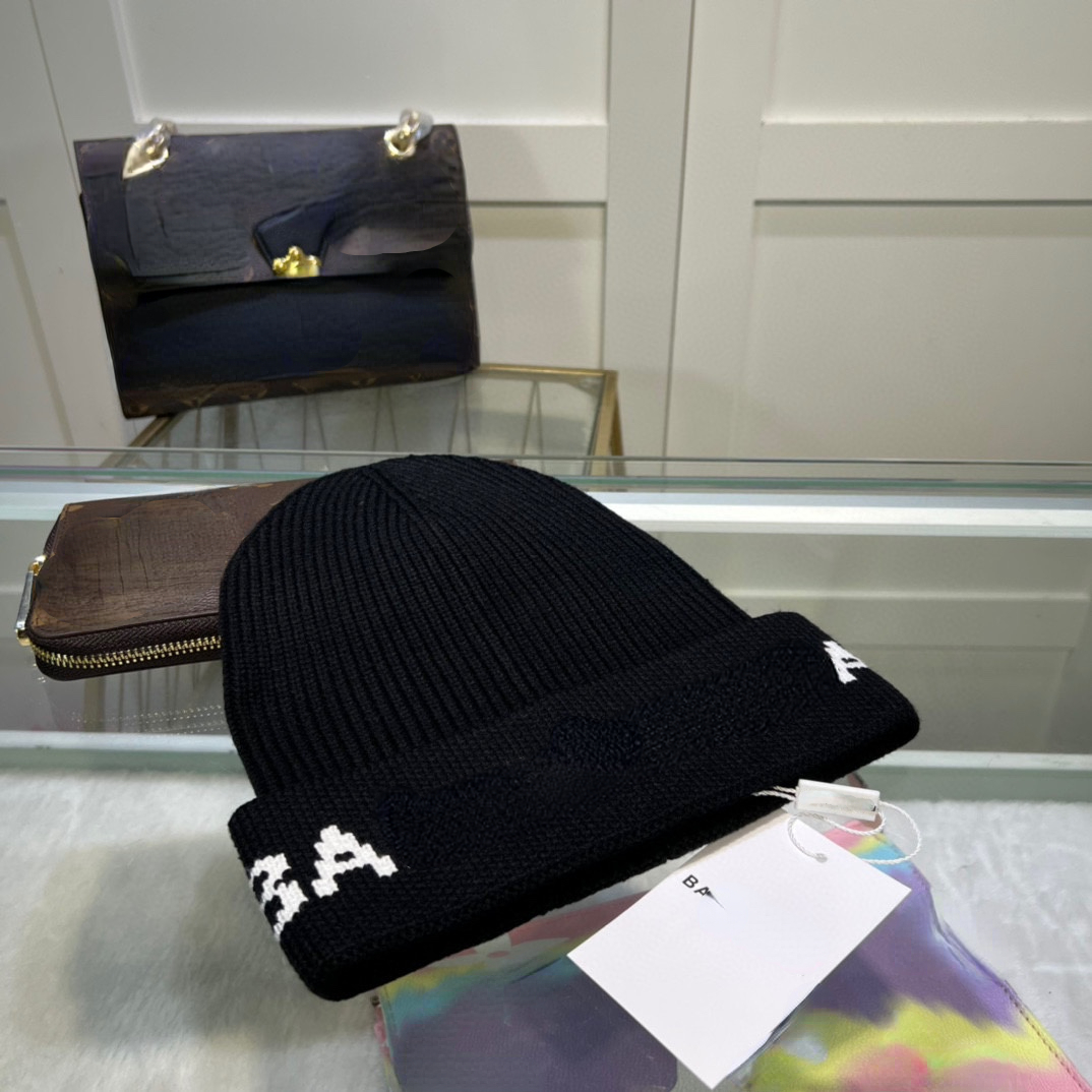 Unisex Designer Beanies Ba Casual Beanie Hats with Letters Knitted-image-912999183