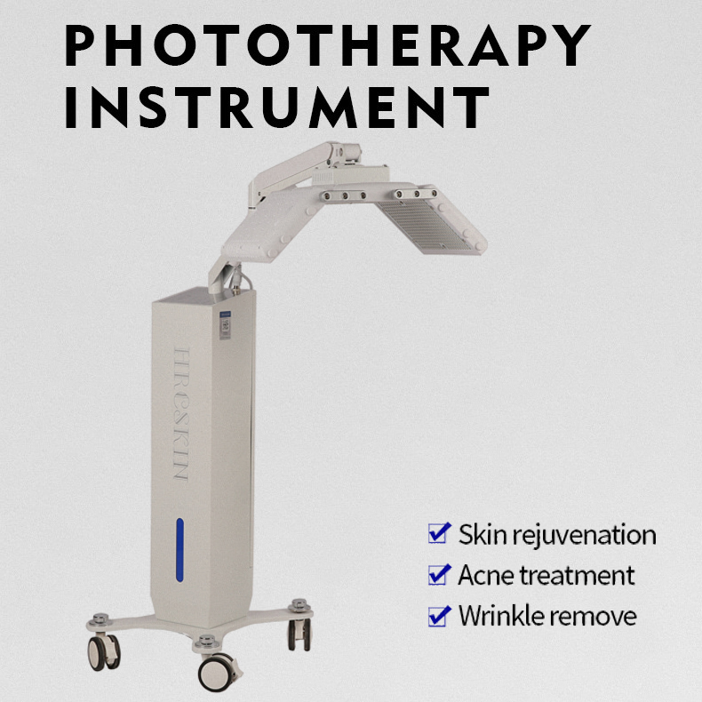 Hot Sale Standing PDT Skin Rejuvenation Wrinkle Removal Face Firming Sensitive Skin Improvement Anti-aging Center with 4 LED Colors