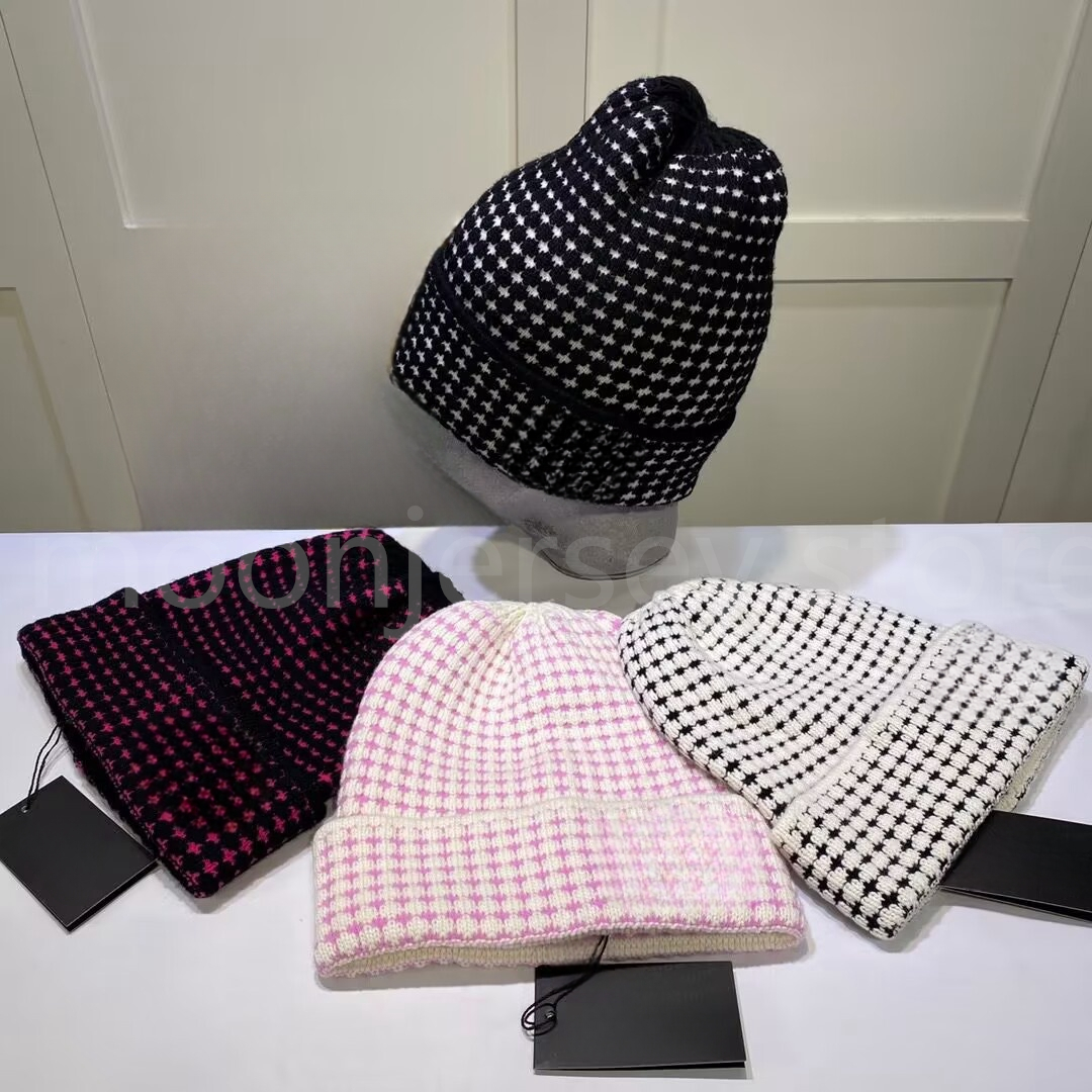 Designer Beanies for Women Man Fashion Hats Winter Warm Cap Couple Gifts 24914-image-913034239