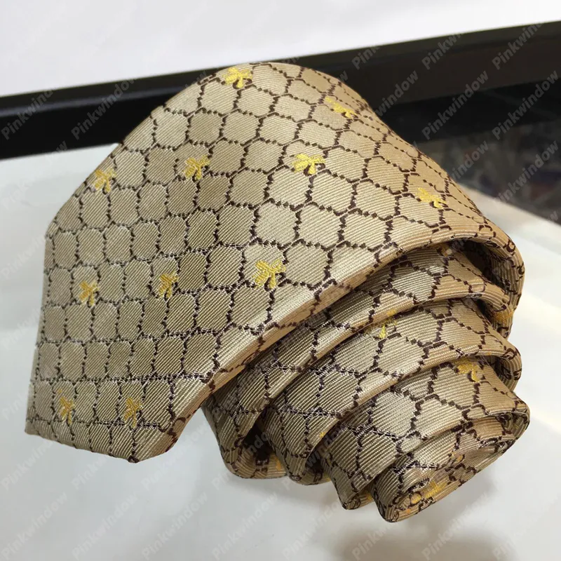 Fashion Silk Tie Neck Ties Men Designer Bee Luxurys Designers Business Cinturones De Diseno Mujeres Ceintures Design Femmes Ceinture G2310195BF-image-913364950