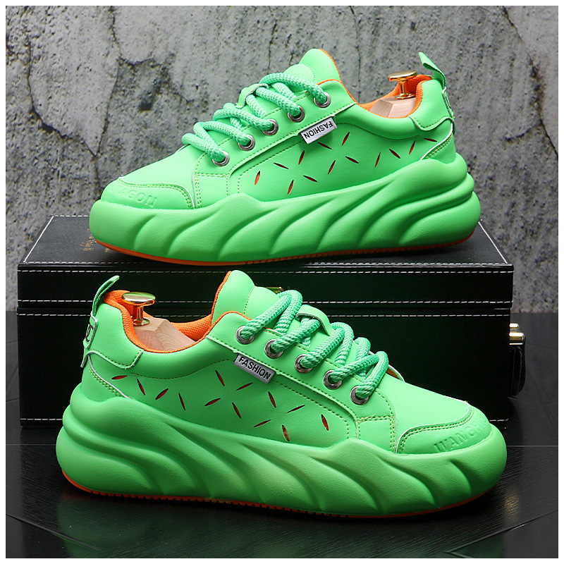 New Arrival Mens White AIR Leisure Shoes Fashion Concise Designer Breathable Flat Platform Male Casual Comfort Zapatos