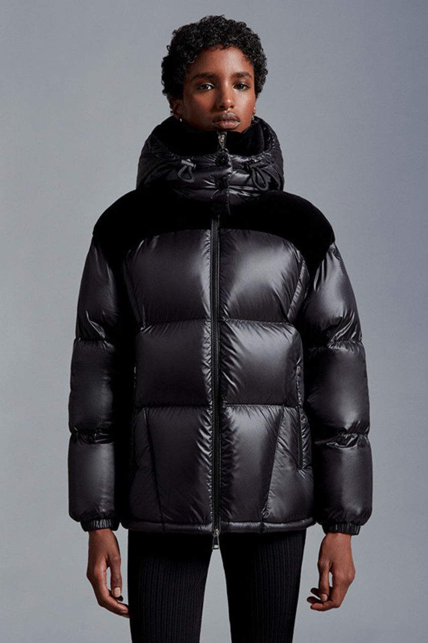 2023 Autumn Winter Women's White Duck Down Parkas Jackets Zipper Hooded Striped Woman's Slim Short Coats MK23042