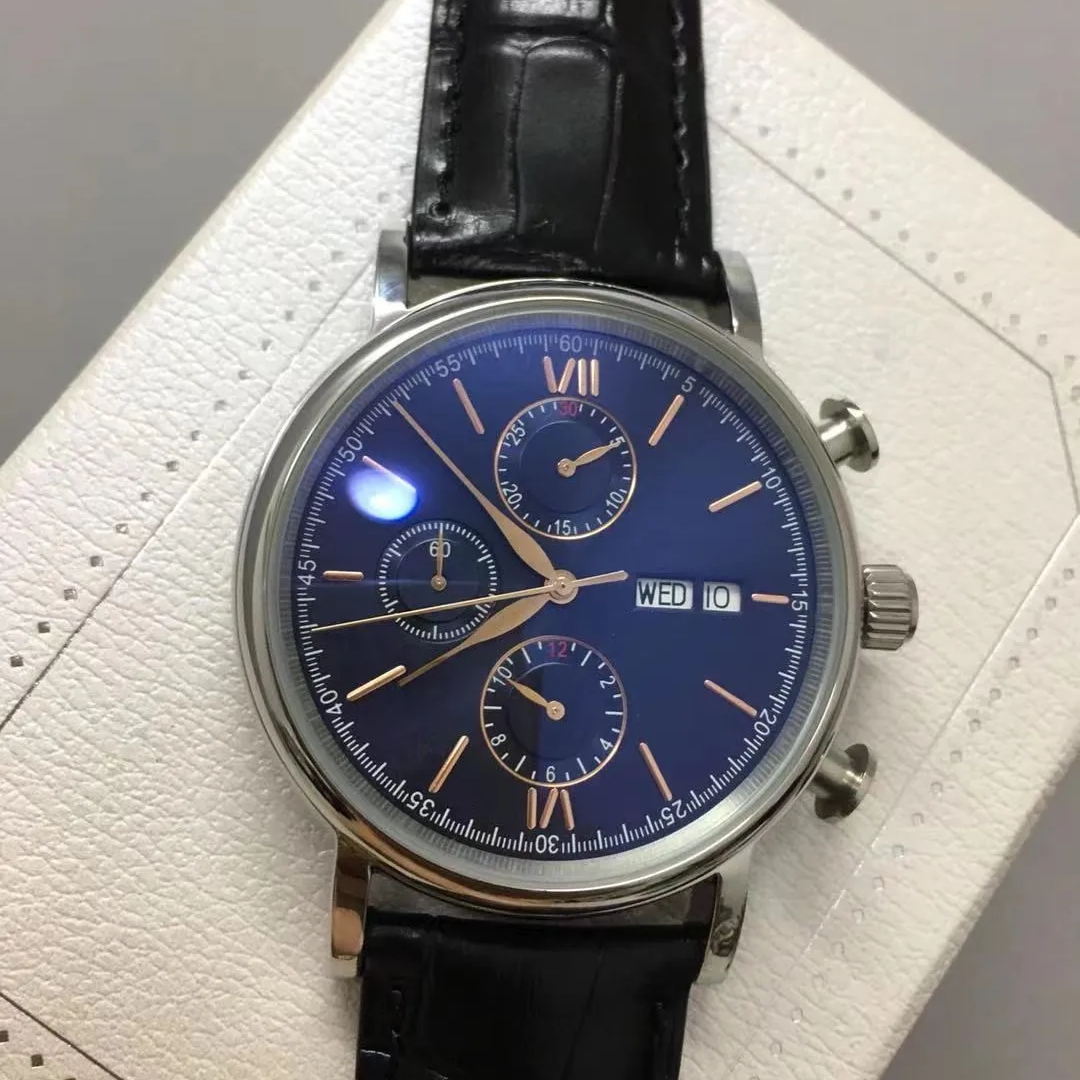 classic mans wristwatch Male watch Man automatic Watches leather strap Men wristwatches Mechanical Watch 066-image-807971055
