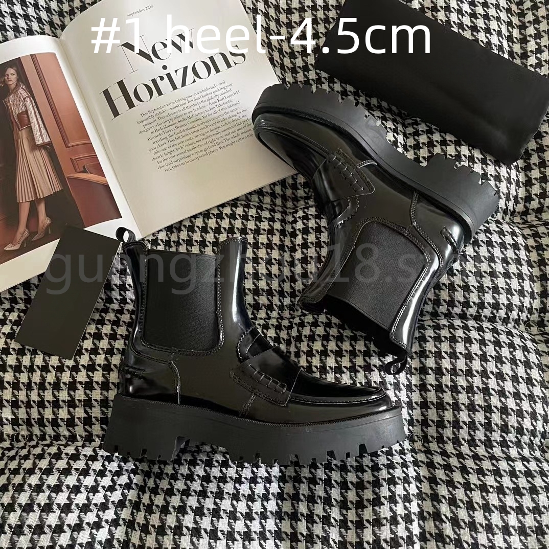 Designer Short Boots Women&#039;s Fashion Platform Chelsea Lofer Boot size 34-41 with Box no Box Festical Gifts 25348-image-913961728
