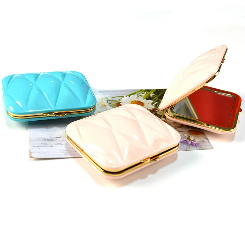 Portable LED Light Makeup Lights Compact Make Up Pocket Mirrors Vanity Cosmetic Hand Folding Led Mirror Lamp Gift 231021-image-1106157605