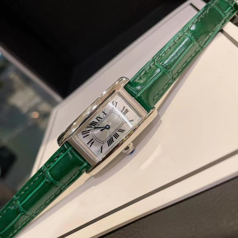 Tank Womens Luxury Quartz AAA Watch Small Dial Designer Leather Strap Length 34mm Width 19mm High Quality Christmas Exquisite Gift Montres de lux-image-913908860