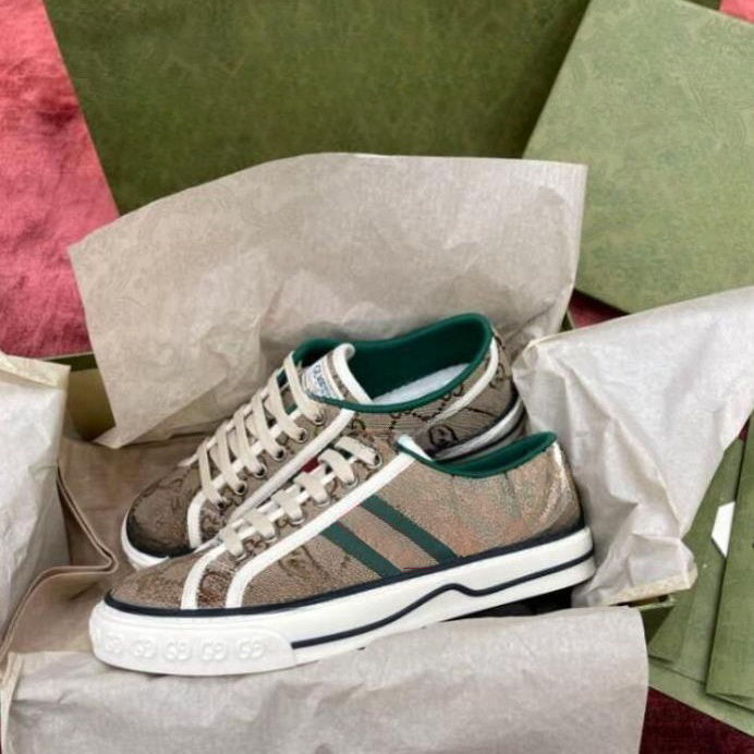GG baskets Tennis 1977 Sneaker pantoufles imprimé Alphabet chaussures décontractées hommes femmes chaussures de loisirs Dupe
