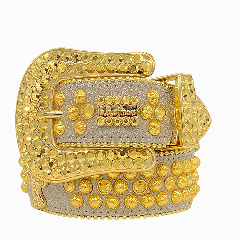 Designer Belt Bb Belt Rhinestone Belt Shining Diamond Studded Belt for Men Women Cowgirl Cowboy Punk Y2K Style