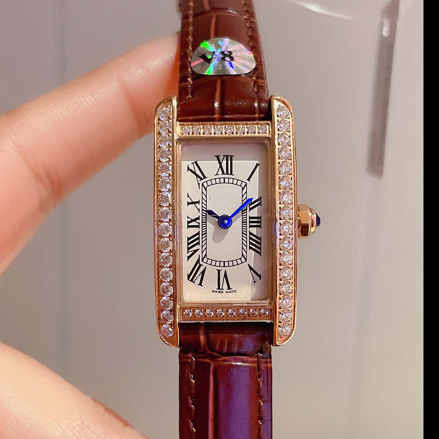 8v American tank series men's and women's quartz watch couple watch Classic Sapphire Waterproof Sports montre luxe womens luxury watch