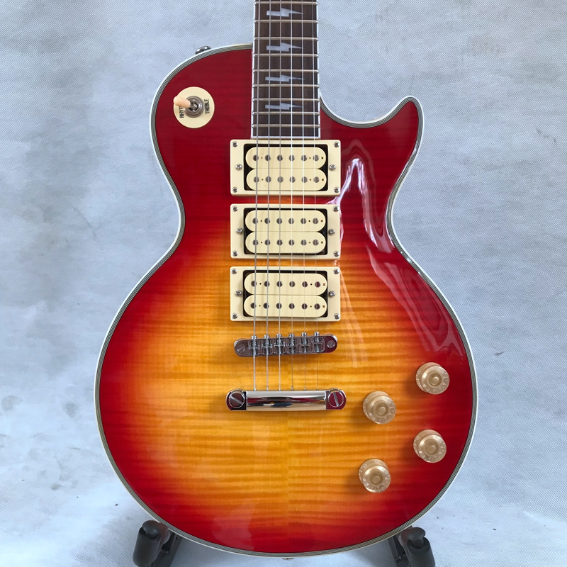 New style Ace frehley signature guitar, Custom shop Ace frehley 3 Three pickups Electric Guitar, high quality guitarra, free shipping