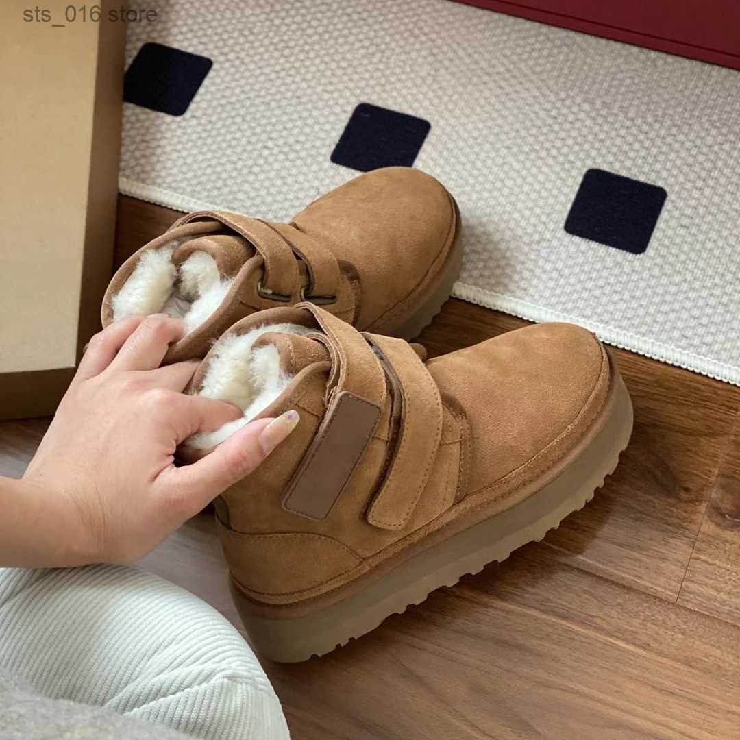 Boots 2023 man woman Winter shoes Snow Boots Ladies Shoes Women Ankle Boots men Luxury Designer Classic Platform High Heel fur Shoes T231023-image-914468935