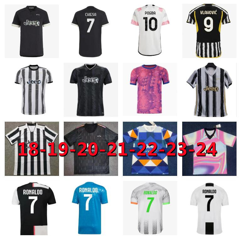 Juve 18 19 20 21 22 23 24 Ronaldo Chiellini Dybala Maillots de football 2018 2019 2020 2021 2022 2023 2024 de Ligt Matuidi Bonucci D.Costa Bernar