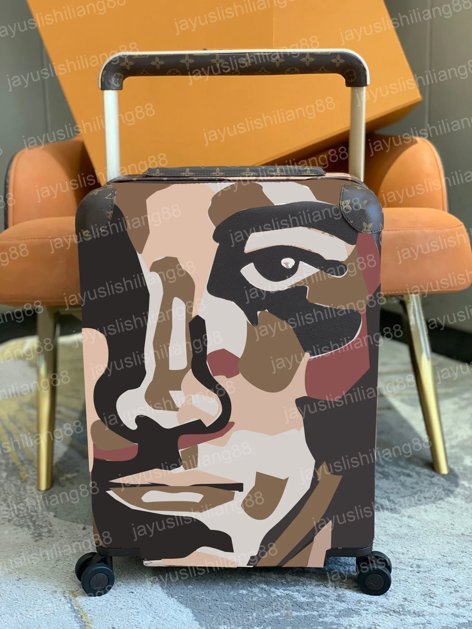 Horizon 55 boarding rolling luggage suitcase spinner wheel travel men women trolley case original quality designer brand trunk weekend duffel bag-image-914251451