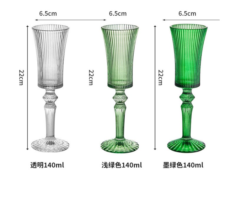 Wholesale! 140ml European style Romantic Beautiful goblets glass wine lamp thick goblets Champagne glass Restaurant Hotel Weeding LG11