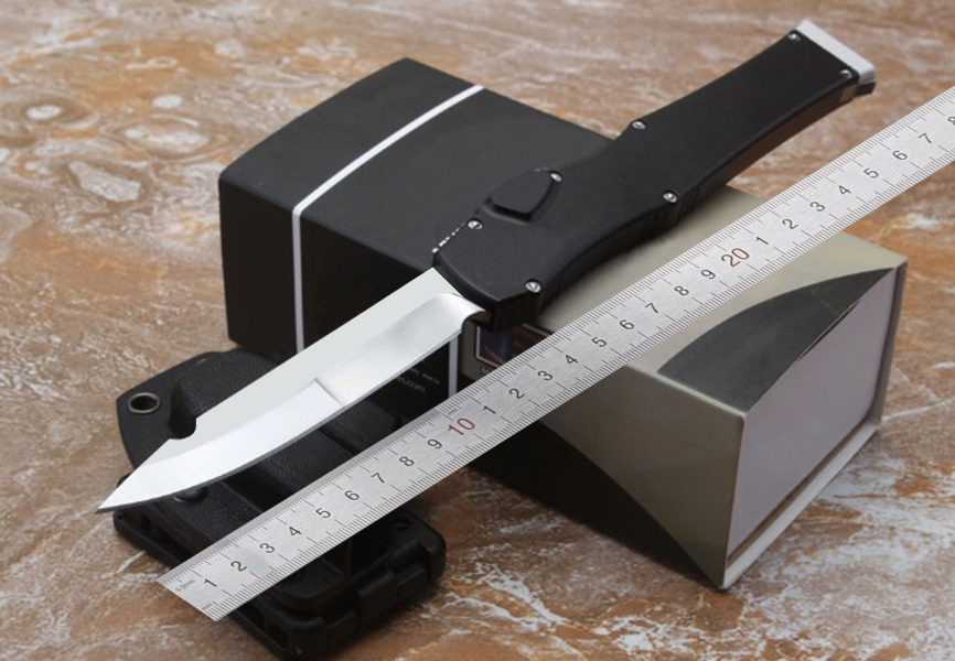 Wholesale latest MT 150-10 knife ELMAX blade trumpt 3 &quot;aluminum handle Black / Green camping knives tactical cutting tool with scabbard-image-749956702